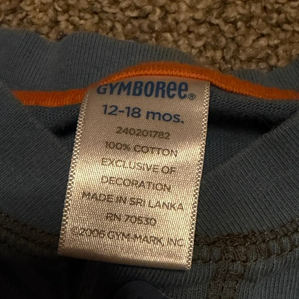Gymboree Bug Discovery Club Shirt 12-18 Months Blue Insect Nature Tee VTG